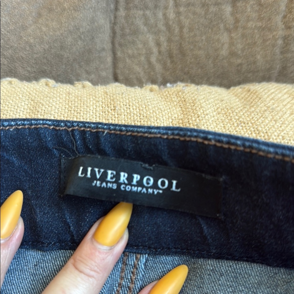 Liverpool Dark Blue Women's Jeggings - Picture 3 of 4